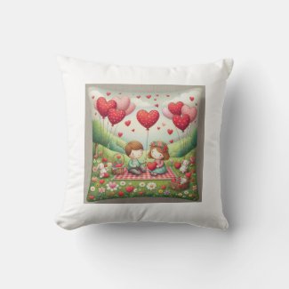 Motivational Happy Cute Valentine Pillows