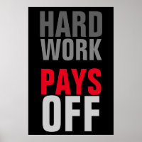 Motivational Hard Work Pays Success