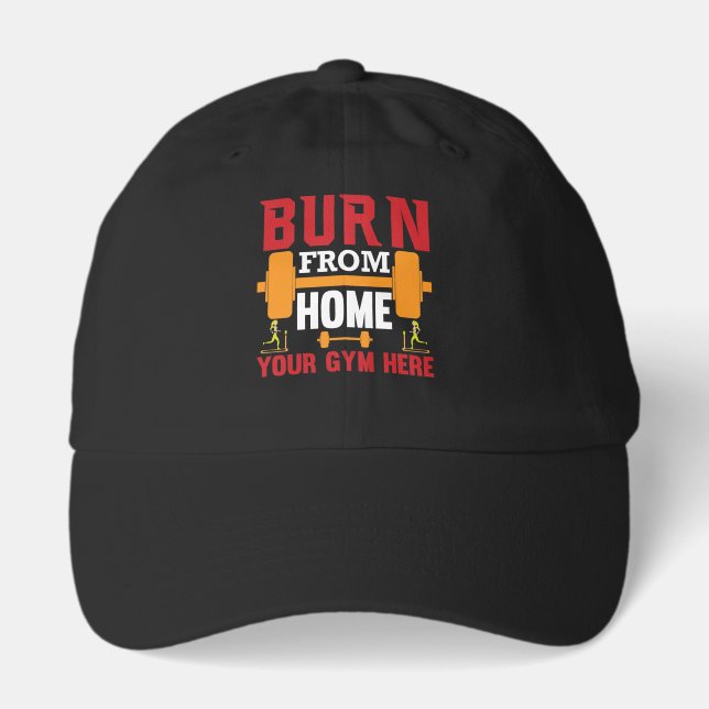 Motivational Home Gym Workout Hat (Front)