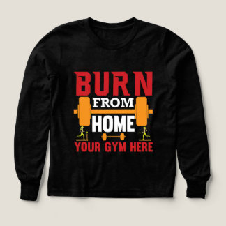 Motivational Home Gym Workout Tri-Blend Shirts