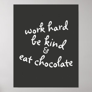 motivational  humor typography black and white poster