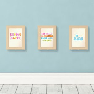 Motivational Inpirational Words  Wall Art Sets