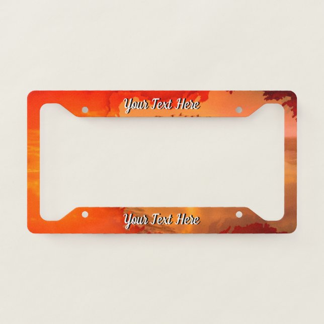 Motivational, inspiration, Positive thinking License Plate Frame (Front)