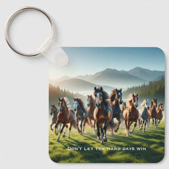 Motivational Inspirational Keychain (Front)