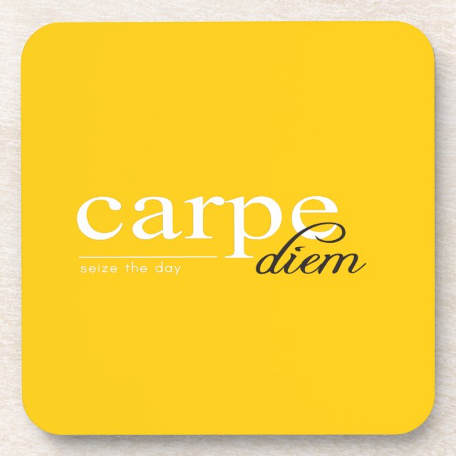 Motivational Inspirational Quote Drink Coaster (Front)
