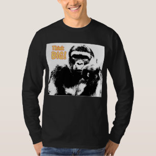 Motivational Inspirational Quote Gorilla Pop Art T-Shirt