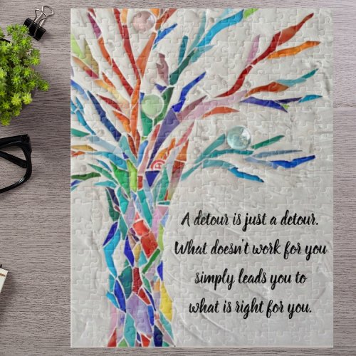 Motivational Inspirational Quote Jigsaw Puzzle