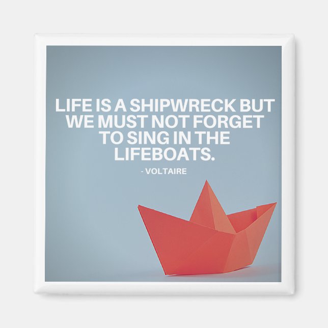 Motivational & Inspirational quote magnet (Front)