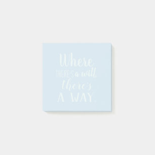 Motivational Inspirational Quote Saying Typography Post-it Notes