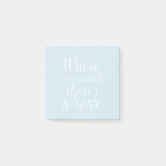 Motivational Inspirational Quote Saying Typography Post-it Notes (Front)