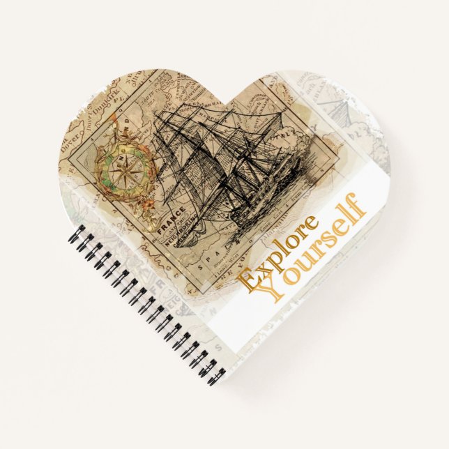 Motivational Inspirational Quote Self Improvement Notebook (Front)