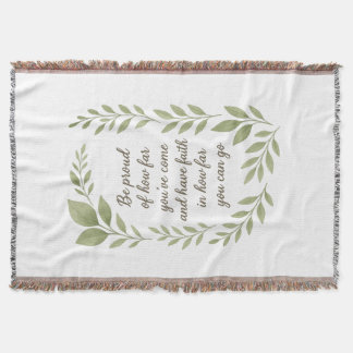 Motivational & Inspirational Quote Throw Blanket