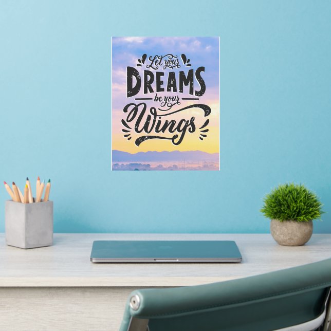 Motivational Inspirational Quotes Poster Wall Decal (Home Office 2)
