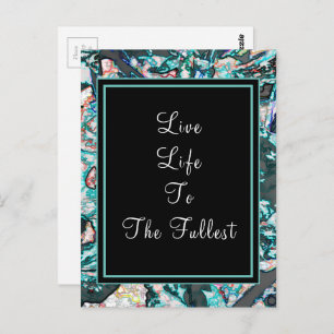 Motivational Inspirational Saying Quote Custom Postcard
