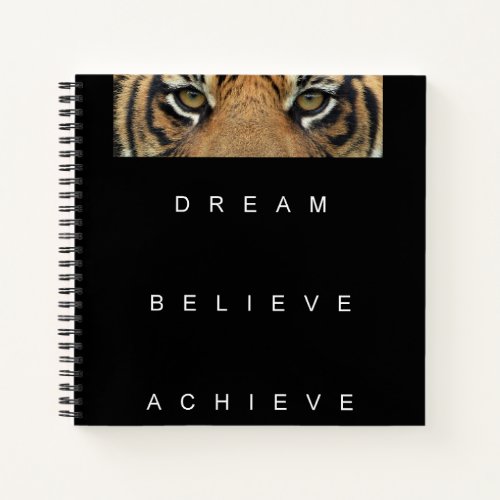 Motivational Inspirational Success Quote Elegant Notebook