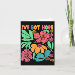 Motivational Inspired Ivf Mama Wildflower Ivf Mom Card