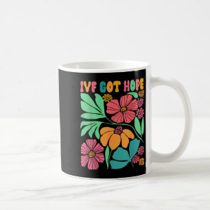 Motivational Inspired Ivf Mama Wildflower Ivf Mom Coffee Mug