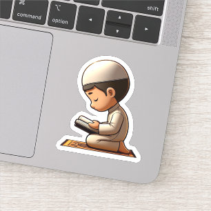 Motivational Islamic Prayer for Muslim Kids Boys Sticker