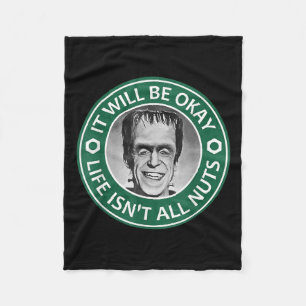 Motivational It Will Be Okay Munster Inspiration Fleece Blanket