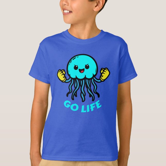 motivational jellyfish T-Shirt (Front)