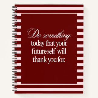 Motivational Journal, Productivity Spiral Notebook