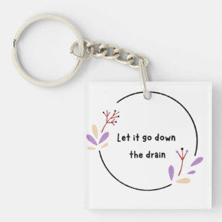 Motivational  keychain