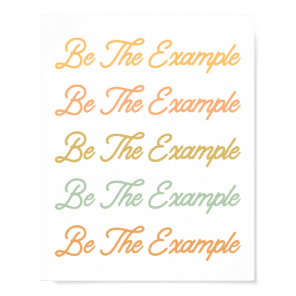 Motivational Kindness Quote Retro Lettering Poster
