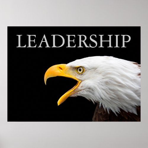 Motivational Leadership Eagle Poster