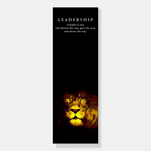 Motivational Leadership Lion Foam Board