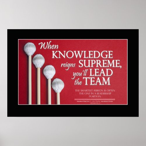 Motivational Leadership Quotes _ Music Quote Poster