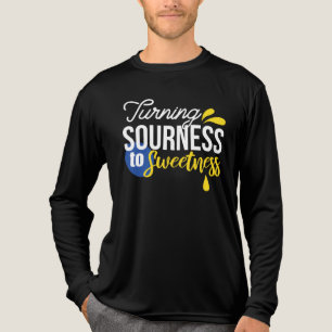 Motivational Lemon Quote From Sour to Sweet Tri-Blend Shirt
