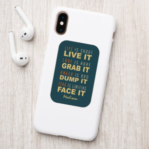 Motivational Life Advice custom name Patch