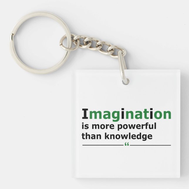 Motivational life quote keychain (Front)