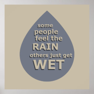 Motivational life quote poster