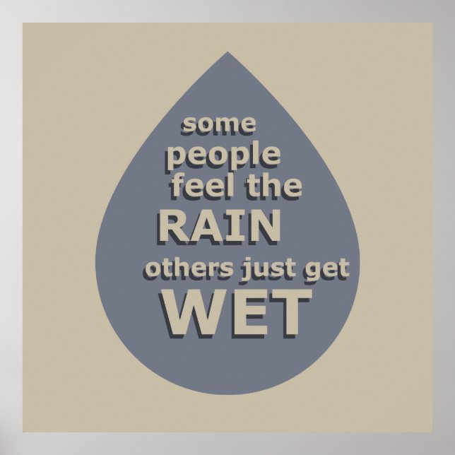 Motivational life quote poster (Front)