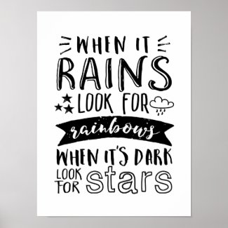 Motivational Life Quote Poster Never Give Up