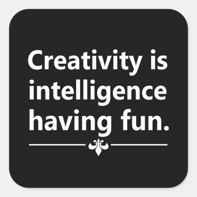 Motivational life quote square sticker (Front)