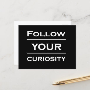 Motivational life quotes holiday postcard