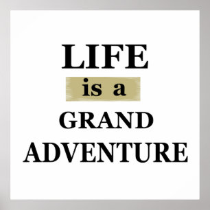 Motivational life quotes poster