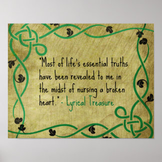 Motivational Life's Essential Truths Poster