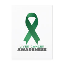 Motivational Liver Cancer Awareness quotes sayings Postcard