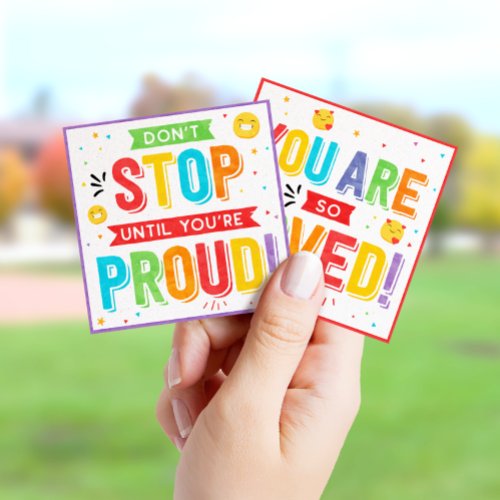 Motivational Lunch Box Notes kids Lunchbox cards