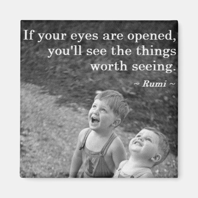 Motivational Magnets: Rumi Magnet (Front)