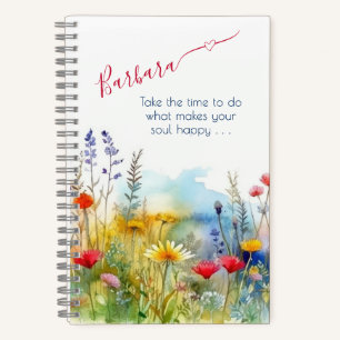 Motivational Make Your Soul Happy Personalized Notebook
