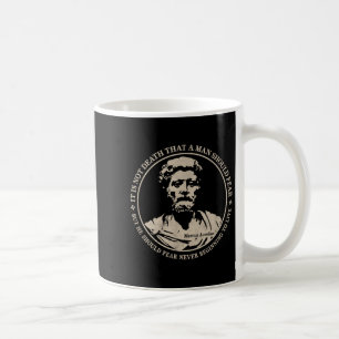 Motivational Marcus Aurelius Quote On Fear Coffee Mug