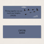 Motivational Mini Bookmark (Front & Back)
