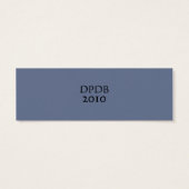 Motivational Mini Bookmark (Back)