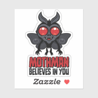 Motivational Mothman Believes In You Sticker