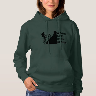 Motivational Mountain Biking - Funny Cycling Quote Hoodie