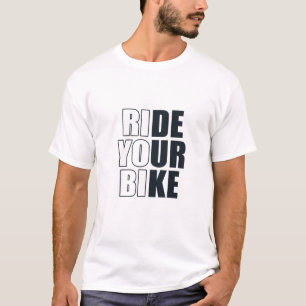 Motivational Mountain Biking Quote - Funny Cycling T-Shirt